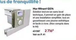 Irrijardin Facile - mur filtrant gs14 offre