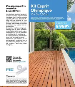 Irrijardin Amis - kit esprit au service olympique de vos envies offre