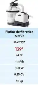 Irrijardin Platine de filtration offre