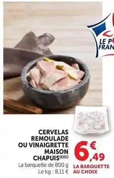 Maximarché Cervelas remoulade ou vinaigrette offre