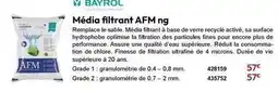 Irrijardin Bayrol - média filtrant afm ng offre