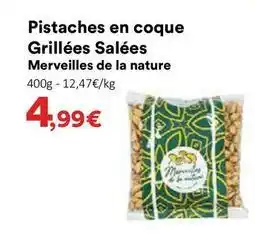 Hmarket Pistaches en coque grillées salées offre