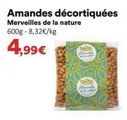 Hmarket Amandes décortiquées offre