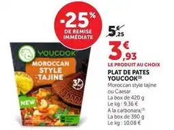 Maximarché Plat de pates offre
