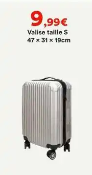 Hmarket Valise taille s 47 x 31 x 19cm offre