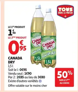 Auchan Supermarché CANADA DRY offre