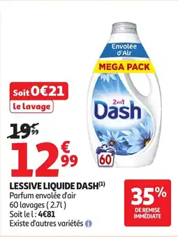 Auchan Supermarché DASH Lessive liquide offre