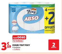 Auchan Supermarché FOXY Essuie tout offre
