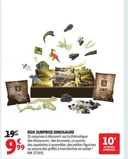 Auchan Supermarché Box surprise dinosaure offre