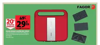 Fagor Croque Gaufre Grill Fg9635