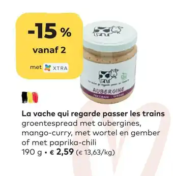 Colruyt La vache qui regarde passer les trains offre