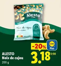 Lidl ALESTO Noix de cajou offre