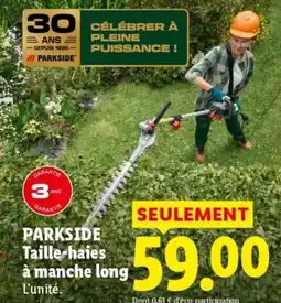 Lidl PARKSIDE Taille-haies à manche long offre
