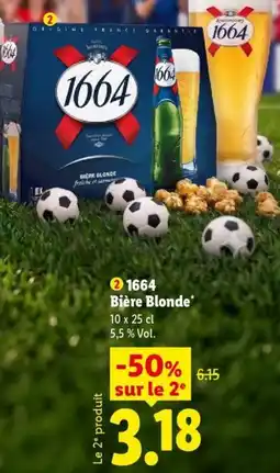 Lidl 1664 Bière Blonde offre