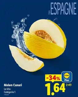 Lidl Melon Canari offre