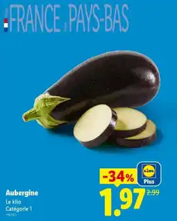 Lidl Aubergine offre