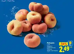 Lidl Pêche plate offre