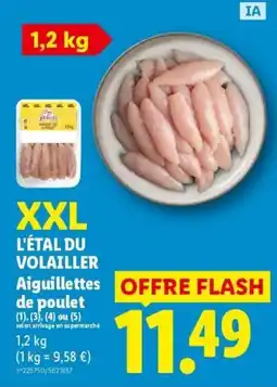 Lidl L'ÉTAL DU VOLAILLER Aiguillettes de poulet offre