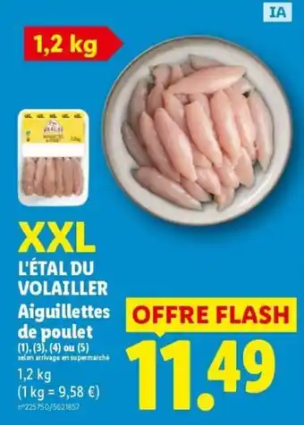 Lidl L'ÉTAL DU VOLAILLER Aiguillettes de poulet offre