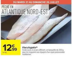 Carrefour Drive Filet d'églefin offre