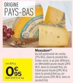 Carrefour Drive Fini - maasdam offre