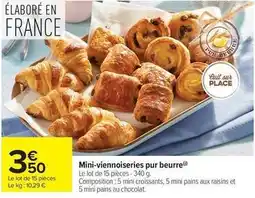 Carrefour Drive Mini-viennoiseries pur beurre offre