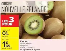 Carrefour Drive Hayward - kiwi vert offre