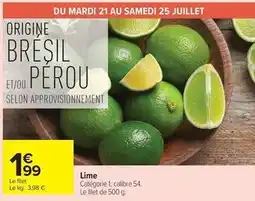 Carrefour Drive Lime offre