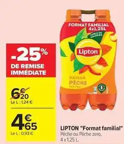 Carrefour Drive Lipton - format familial offre