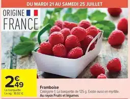 Carrefour Drive Framboise offre