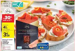 Carrefour Drive Carrefour - échicés de saumon fumé asc offre