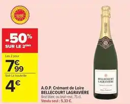 Carrefour Drive Brut - a.o.p. crémant de loire offre