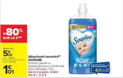 Carrefour Drive Soupline - adoucissant concentré offre