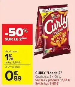 Carrefour Drive Curly - lot de 2 offre
