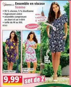 Norma Ensemble en viscose femme offre