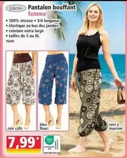 Norma Tex - pantalon bouffant offre