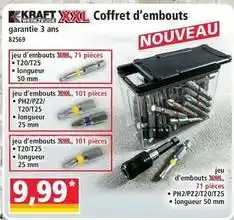 Norma Kraft - coffret d'embouts offre