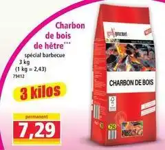 Norma Charbon de bois de hêtre offre