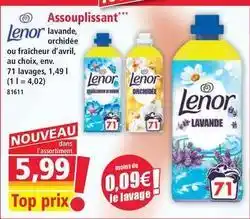 Norma Lenor - assouplissant lavance, orchidée ou fraîcheur d'avril, au choix, env offre