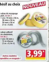 Norma Ruban de masquage plat offre