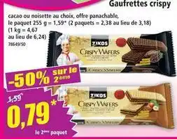 Norma Gaufrettes crispy offre