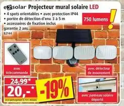Norma Projecteur mural solaire led offre