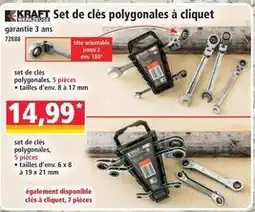 Norma Kraft - set de clés polygonales offre