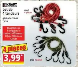 Norma Kraft - lot de 4 tendeurs offre