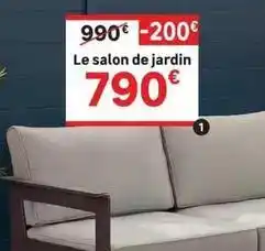 Leroy Merlin Le salon de jardin offre