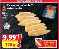 Norma Siebert - escalopes de poulet extra tendre offre