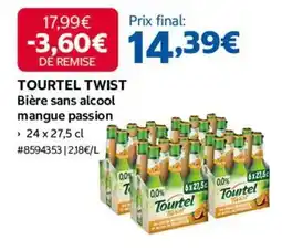 Costco Tourtel twist - bière sans alcool mangue passion offre