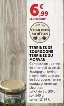 Maximarché Terrines de bourgogne terrines du morvan offre