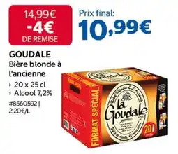 Costco La goudale - bière blonde à l'ancienne offre