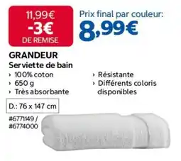 Costco Serviette de bain offre